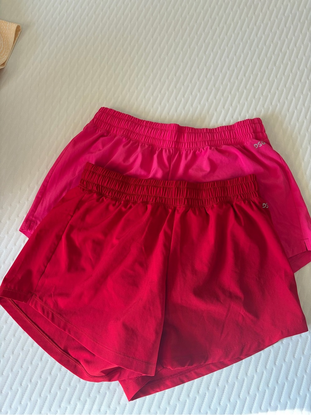 DSG Girls Athletic Shorts,  pink and red lot XL